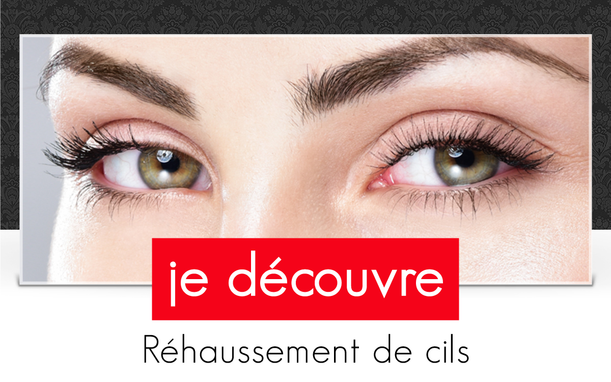 Réhaussement de cils